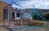 Casa de 164 m2 con lote de 1.000 m2, vereda Cañuela, Villa de Leyva 