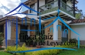 Casa de 200 m2 de construcción , con lote de 1.545 m2,  vereda Monquirá Villa de Leyva